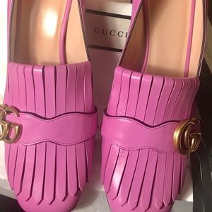 Gucci mid heel pumps